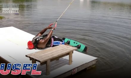 Boogie Roberts and the Maulers give wakeboarding a try I United by Football,