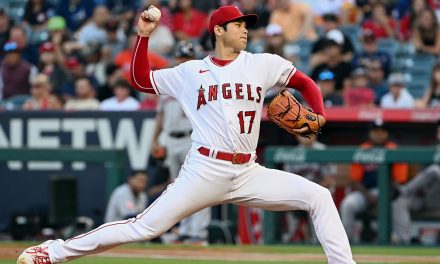Shohei Ohtani strikes out 12, hits two-run triple in Angels victory,
