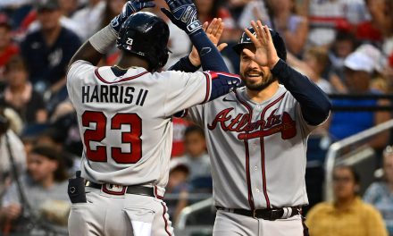 Braves hold off Nats comeback, win 5-4 behind homers from Matt Olson and Michael Harris II,