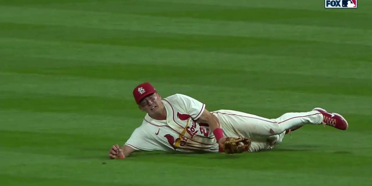 Cardinals’ Lars Nootbaar makes an AMAZING sliding catch vs. Yankees