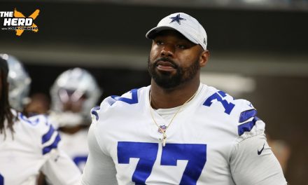Cowboys LT Tyron Smith out indefinitely with avulsion knee fracture  THE HERD