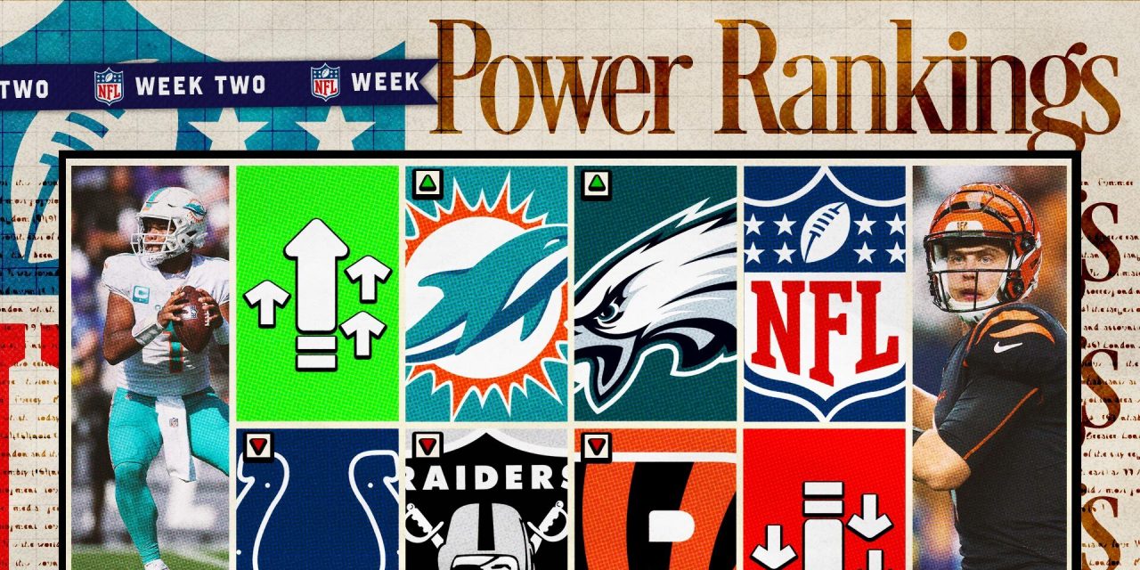 NFL power rankings: Bills lead NFL’s top tier, Eagles ascending