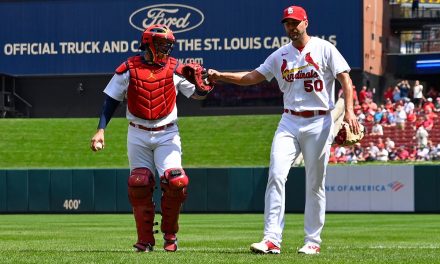 Yadier Molina and Adam Wainwright set MLB record with their 325th start together as a battery