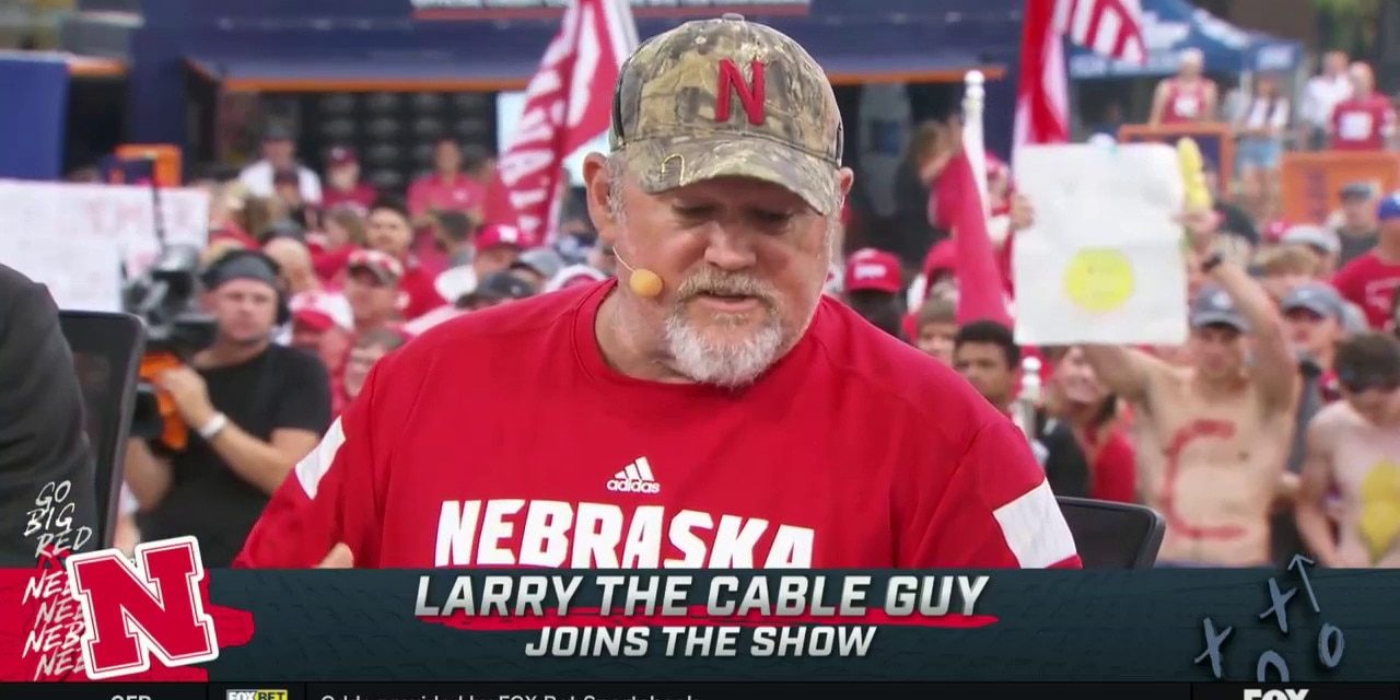 Larry the Cable Guy joins ‘Big Noon Kickoff’ to talk about his favorite memories as a Nebraska Cornhuskers fan