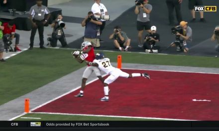 Ohio State WR Marvin Harrison Jr. makes incredible toe-tap touchdown catch