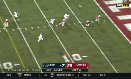 Toldeo’s Dequan Finn DAZZLES with electric 23-yard rushing TD vs. Ohio State