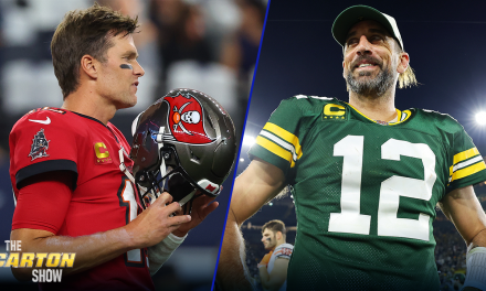 Rodgers, Brady to face off in Wk 3 ‘Battle Of The GOATs’  THE CARTON SHOW