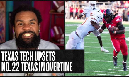Texas Tech upsets No. 22 Texas in overtime — RJ Young reacts  Number One College Football Show