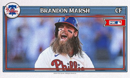 Why Brandon Marsh’s wet hair makes him a perfect fit with the Phillies