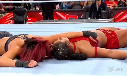 Bianca Belair and Bayley’s match is crashed by Nikki Cross  WWE on FOX