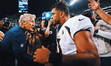 Russell Wilson, Pete Carroll trade barbs over wristband use