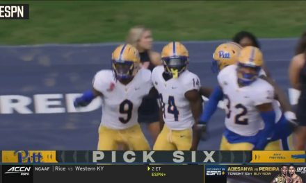 Pitt’s defense goes back-to-back with two pick six touchdowns in the first two plays of the game
