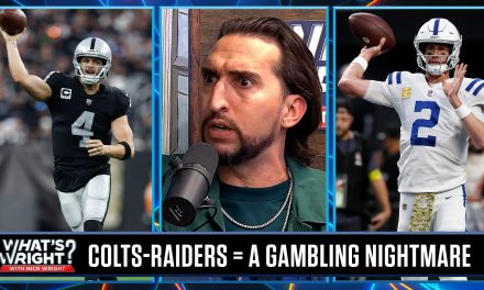Jeff Saturday switching to Matt Ryan shattered gamblers and Raiders hopes  What’s Wright?