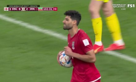 Iran’s Mehdi Taremi scores second goal of the match via penalty kick