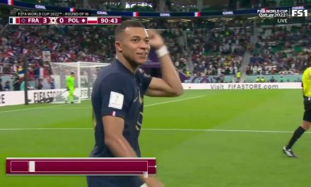 France’s Kylian Mbappe scores goal vs. Poland in 90′  2022 FIFA World Cup