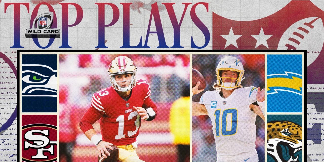 Super Wild Card Weekend highlights: Chargers lead Jags; 49ers rout Seahawks
