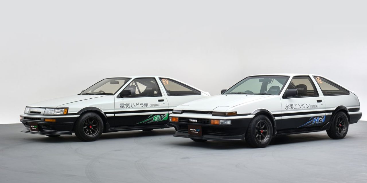 Toyota took classic AE86s and filled them with batteries and hydrogen