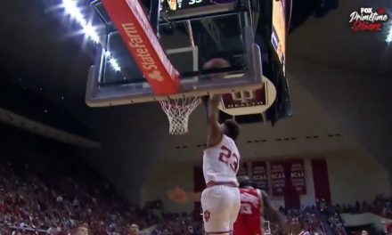 Trayce Jackson-Davis puts down a WILD dunk as Indiana grabs momentum against Ohio State