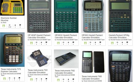 Check out these emulated calculators at the Internet Archive