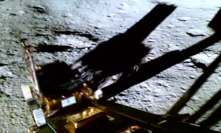 India’s lunar mission beams back video and images from the Moon’s south pole