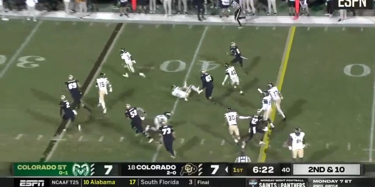 Colorado State forces a Travis Hunter fumble, fueling a 35-yard scoop-and-score TD against Colorado