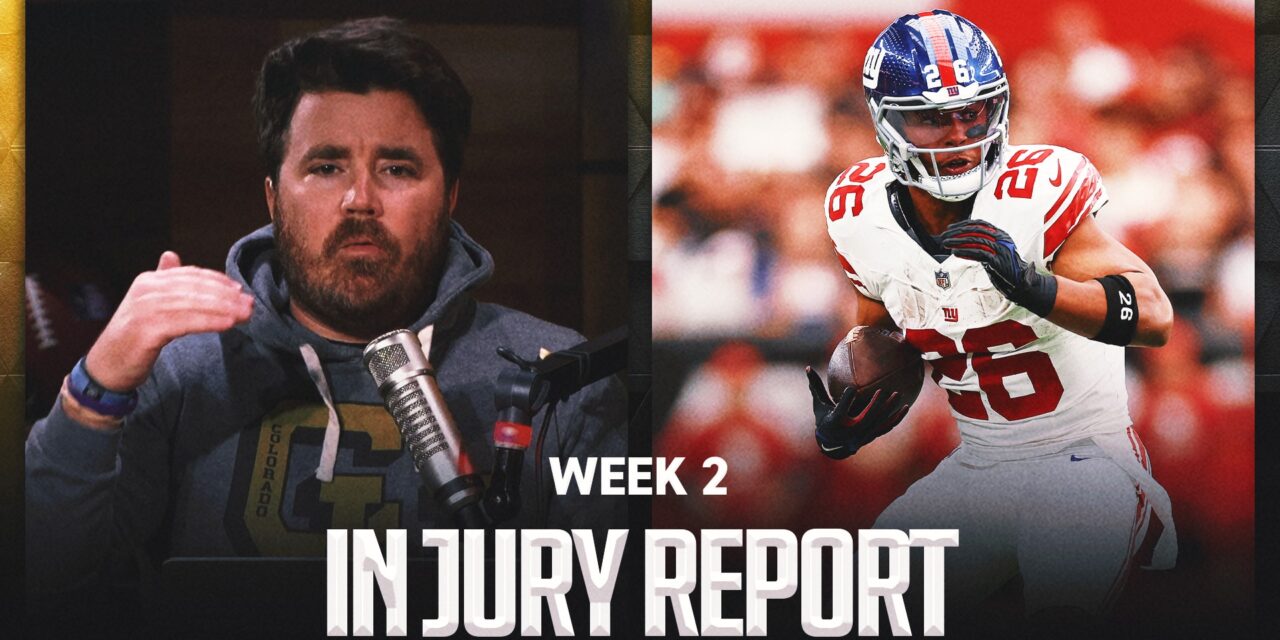 Saquon Barkley, Joe Burrow & David Montgomery headline NFL injury report I NFL on FOX Pod